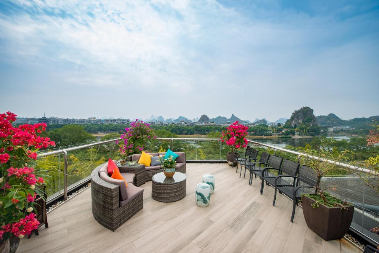 Li River Resort Villa Hotel قويلين المظهر الخارجي الصورة