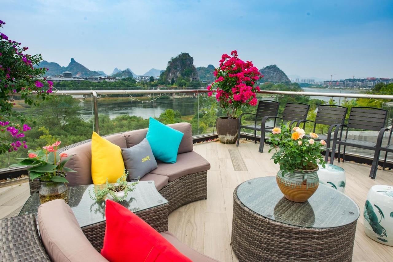 Li River Resort Villa Hotel قويلين المظهر الخارجي الصورة