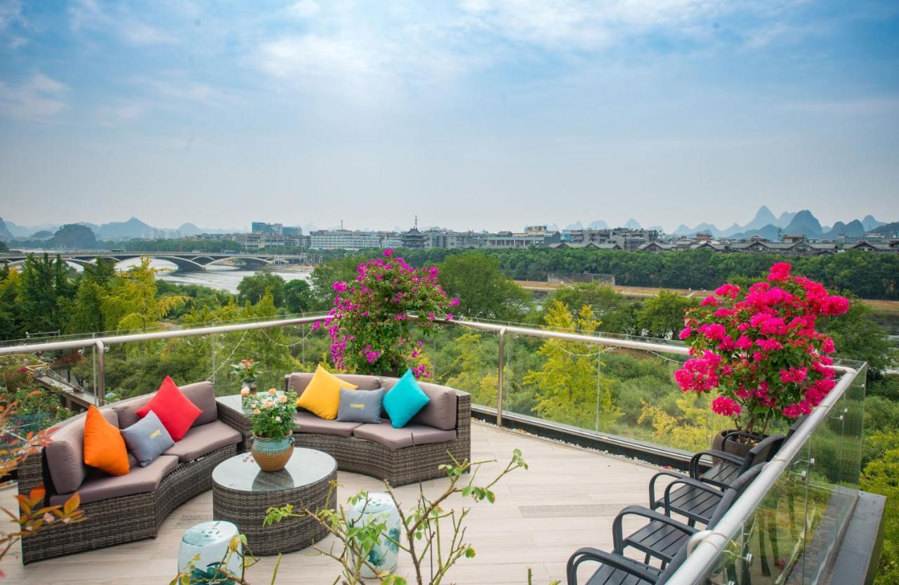 Li River Resort Villa Hotel قويلين المظهر الخارجي الصورة